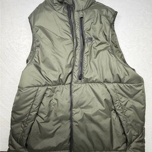 Nike Men's Khaki Hooded Vest